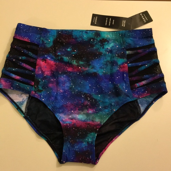 Torrid galaxy mesh side swim bottom size 1